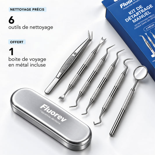 Kit de détartrage dentaire manuel