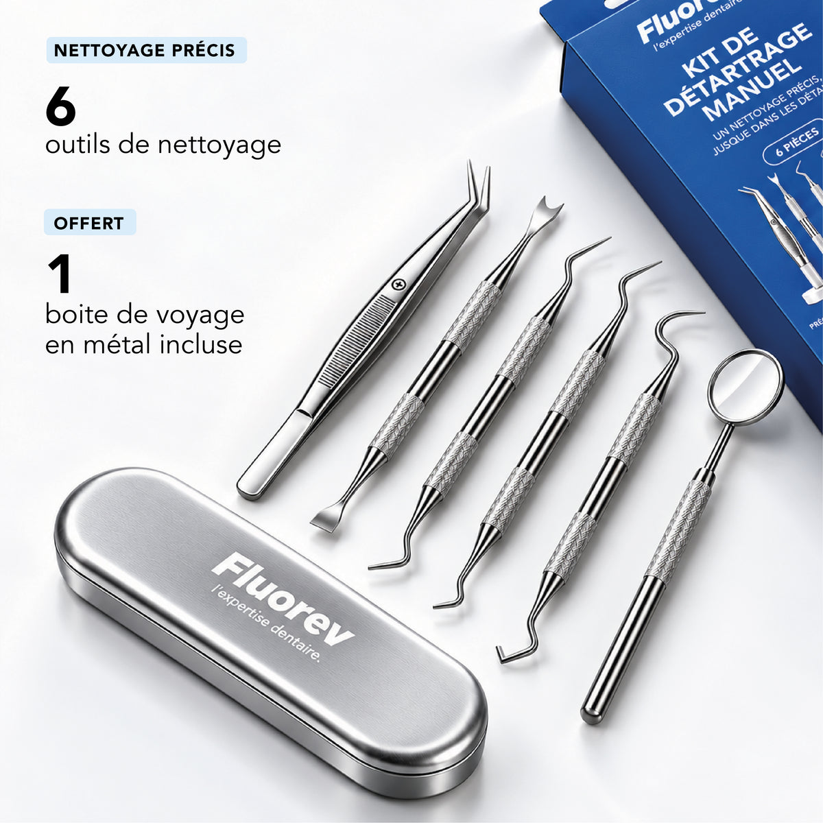 Kit de détartrage dentaire manuel