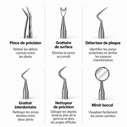 Kit de détartrage dentaire manuel