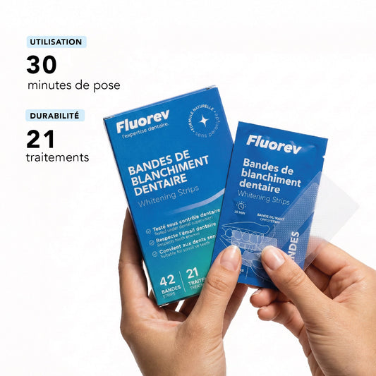 Bandes de blanchiment dentaire