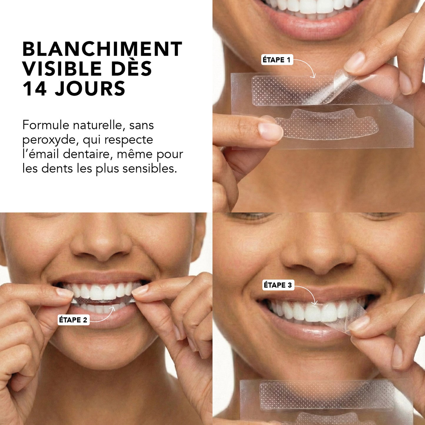Bandes de blanchiment dentaire