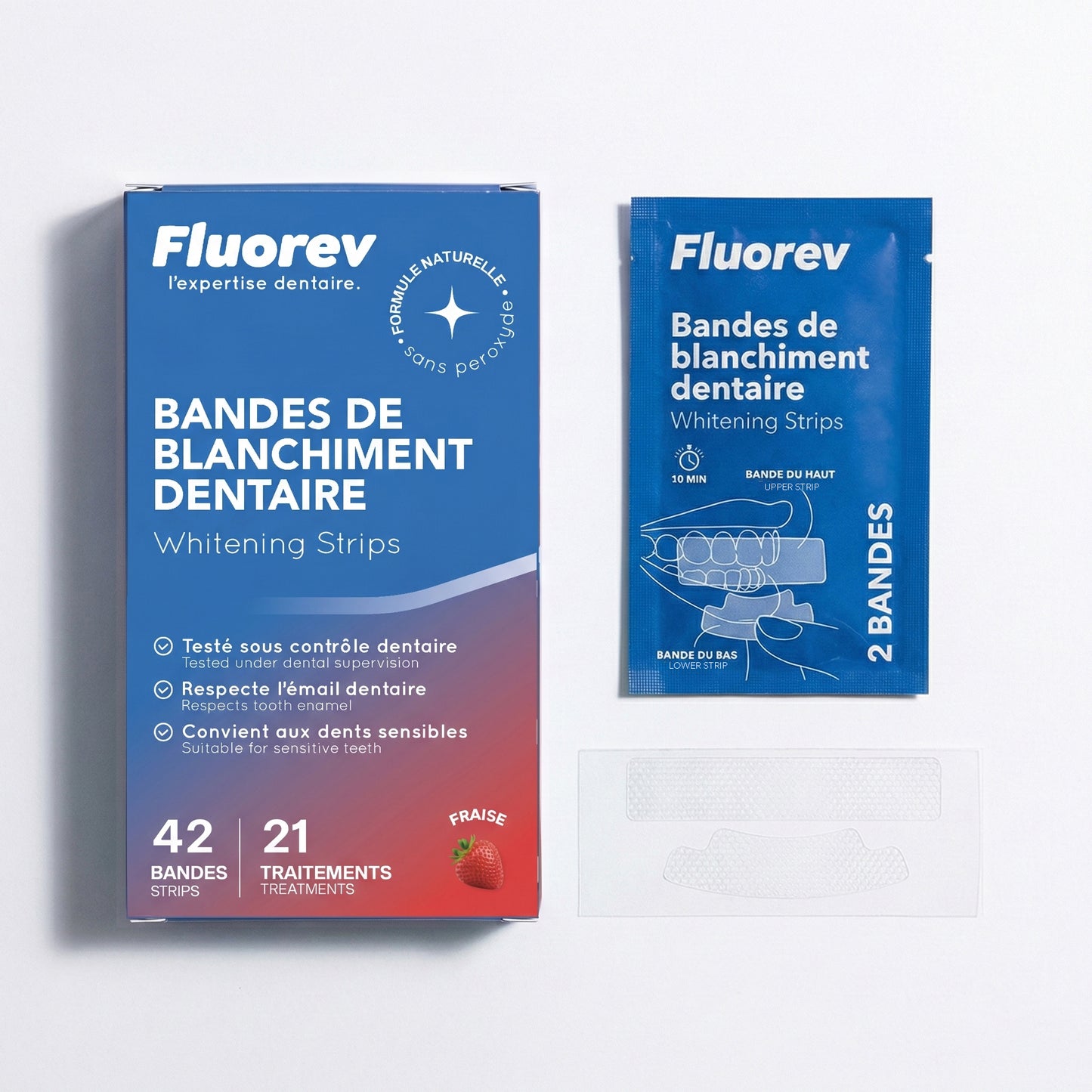 Bandes de blanchiment dentaire
